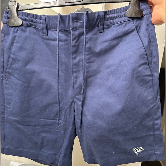 NWT Quiet Golf men’s Golf shorts Navy Blue With partial elastic waist drawstring - Picture 3 of 13